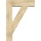 Ekena Millwork Traditional Block Rough Sawn Bracket w/ Offset Brace, Douglas Fir, 8"W x 28"D x 40"H BKT0806X28X40TRA05RDF - alternate 4